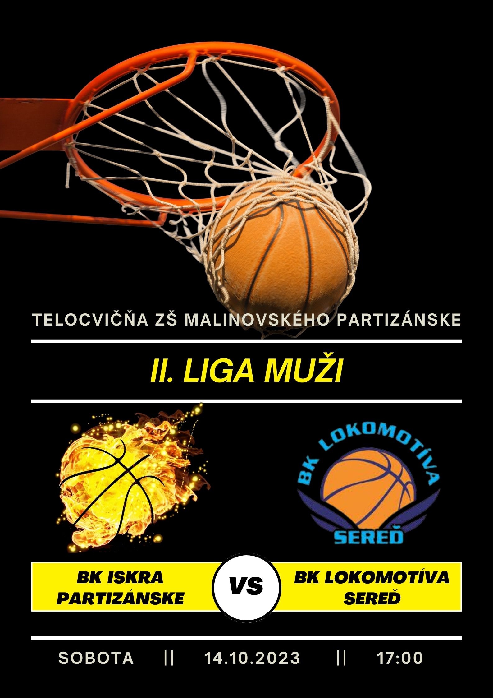 Basketbal: Partizánske - Sereď @ telocvičňa ZŠ
