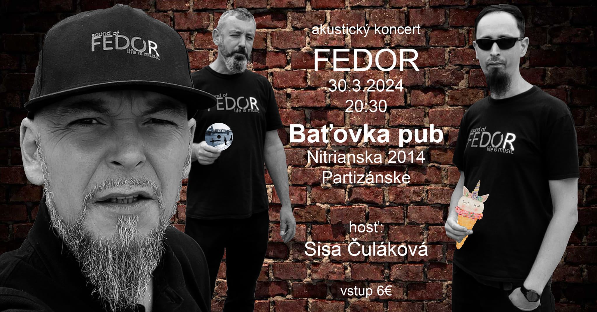 Fedor - akustický koncert @ Baťovka pub