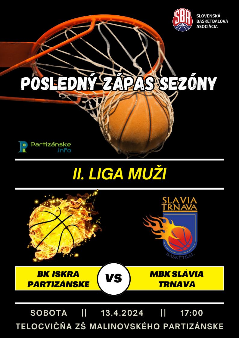 Basketbal: Partizánske - Trnava @ telocvičňa ZŠ