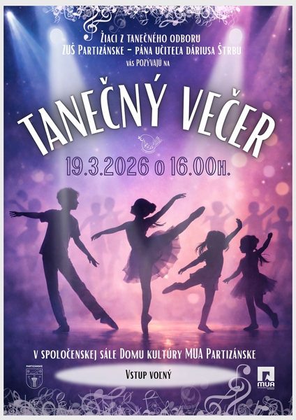 Tanečný večer @ spoločenská sála Domu kultúry