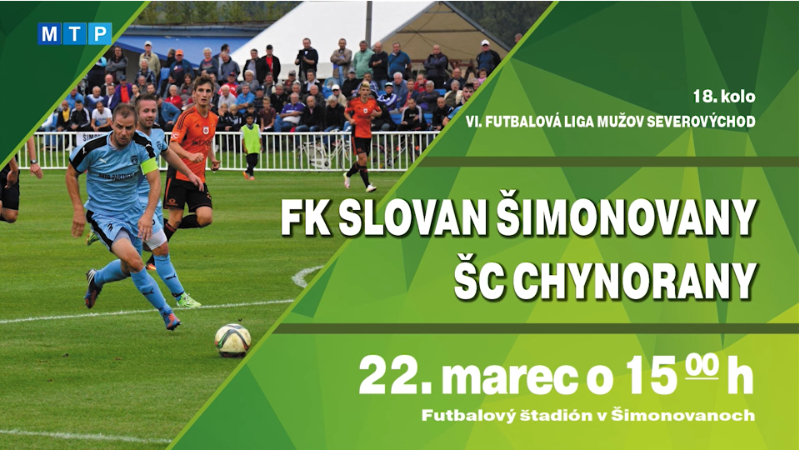 Futbal: Šimonovany - Chynorany @ futbalové ihrisko Šimonovany