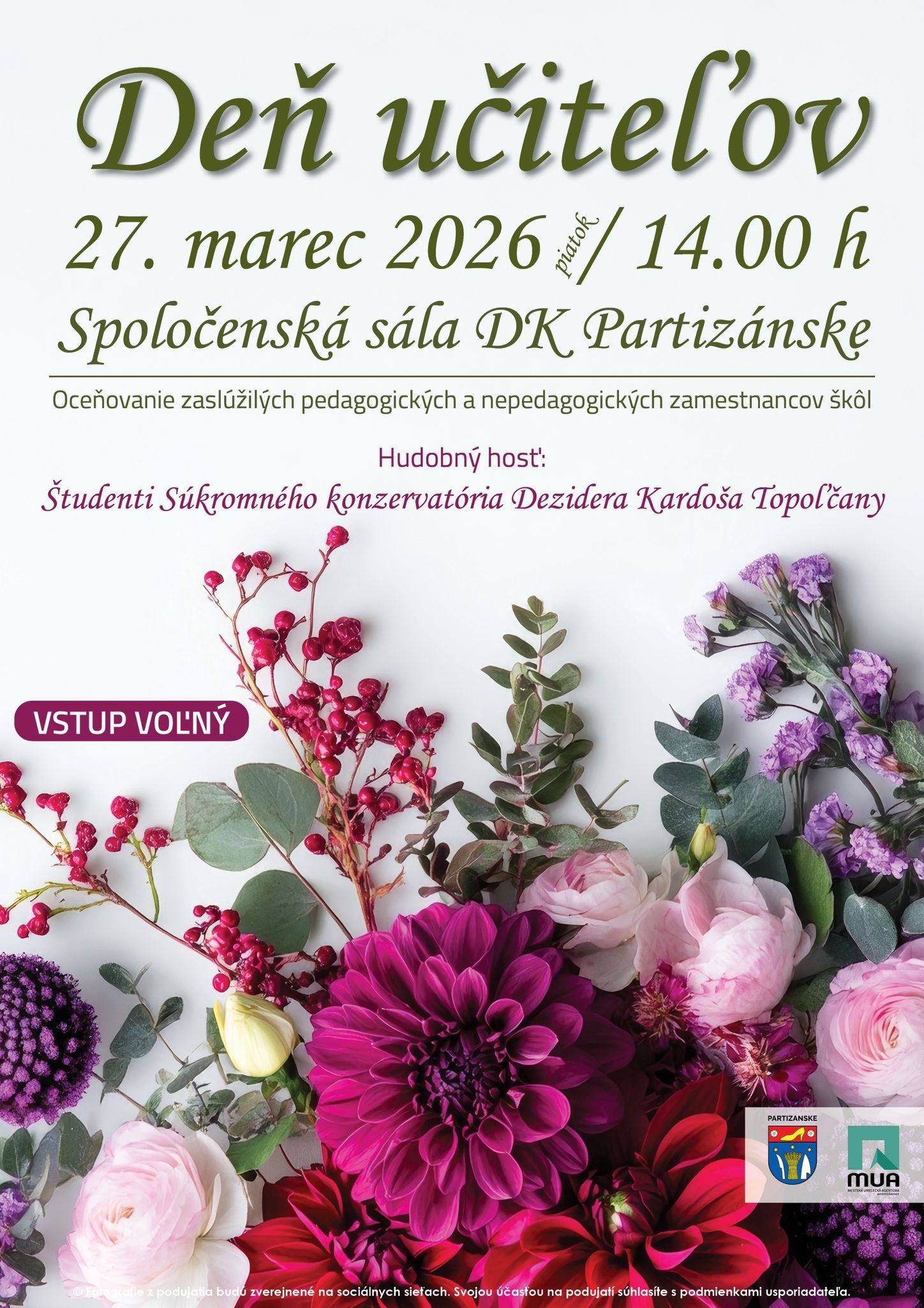 Deň učiteľov @ spoločenská sála Domu kultúry