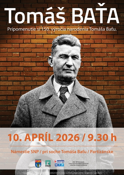 Tomáš Baťa - spomienkové stretnutie @ Park J.A.Baťu