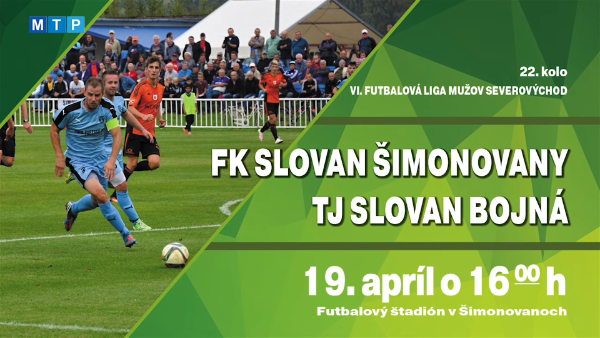 Futbal: Šimonovany - Bojná @ futbalové ihrisko Šimonovany