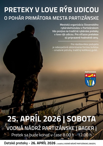 Rybárske preteky O pohár primátora @ štrkovisko Bager