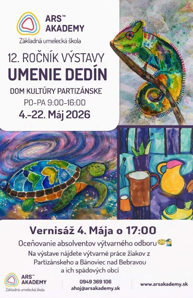 Výstava: Umenie dedín @ Výstavná sieň Domu kultúry