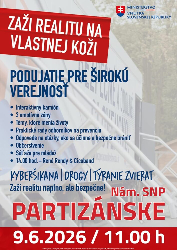 Roadshow: Na vlastnej koži @ Pešia zóna