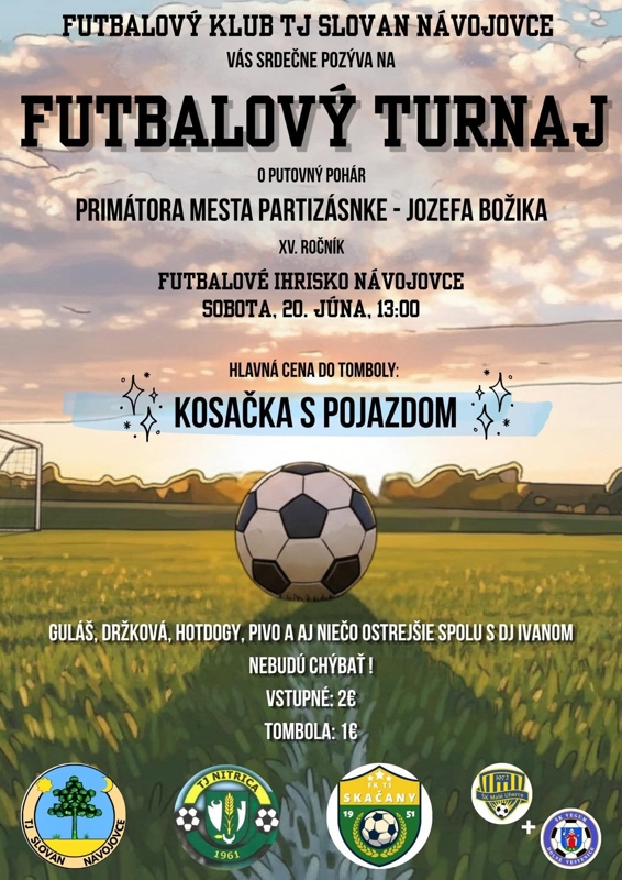 Futbalový turnaj o pohár primátora mesta @ futbalové ihrisko