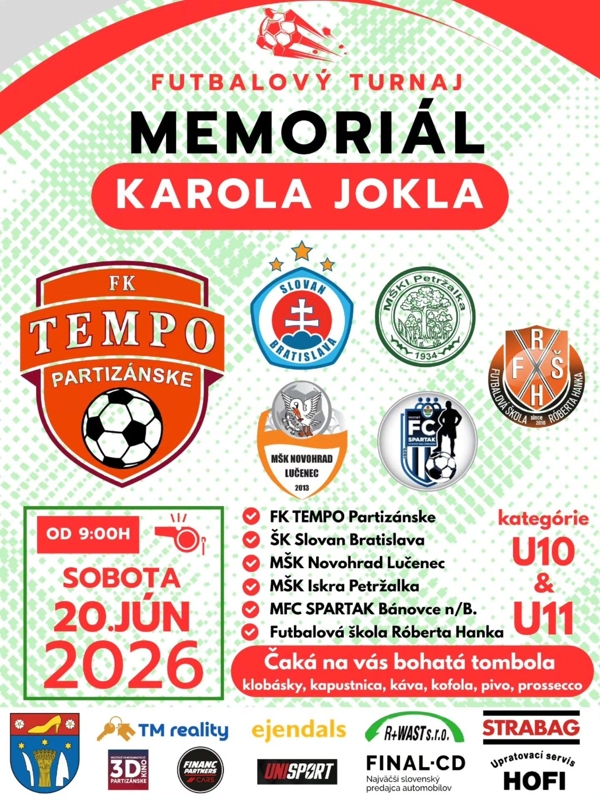 Futbalový turnaj Karola Jokla @ Futbalový štadión Karola Jokla