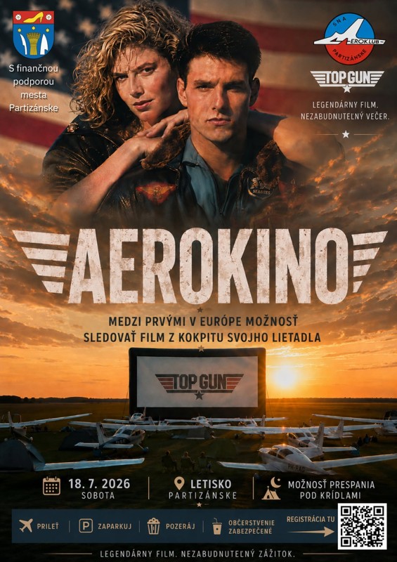 AeroKino: TopGun @ Letisko Malé Bielice