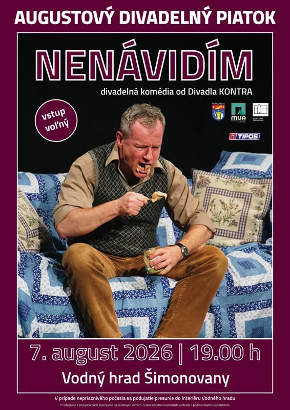 Augustový divadelný piatok - Nenávidím @ Vod